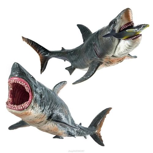 Jouet De Requin En Pvc R1wf Pour Enfant Et Adulte, Jouet Réaliste, Megalodon De L'océan, Soulage Le Stress, Amusant, Avec Matériau Fin
