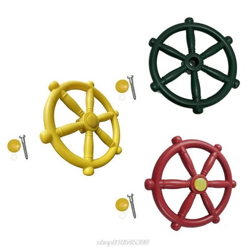 Volant De Bateau Jouet Pour Enfants, Accessoires D'aire De Jeu Pour La Maternelle, Balançoire De Maison En Plastique, Petit Pivot M23 21, Livraison Directe