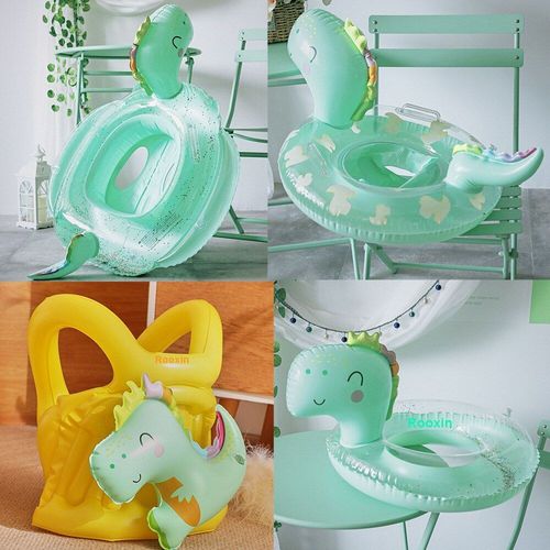 Anneau De Natation Gonflable En Forme De Dinosaure, Siège Flottant Pour Bébé, Gilet De Flottaison, Veste De Sauvetage, Jouets Pour Enfants