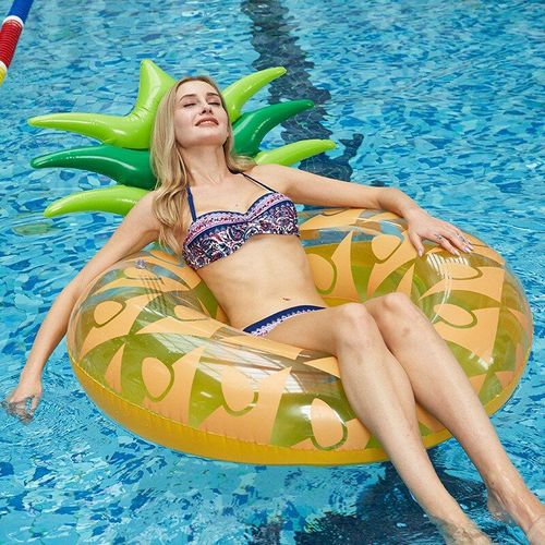 Bouée Gonflable Ananas, Anneau De Natation En Caoutchouc, Pour Adultes, Anneau De Natation, Bouée D'été, Sport, Jouets De Fête