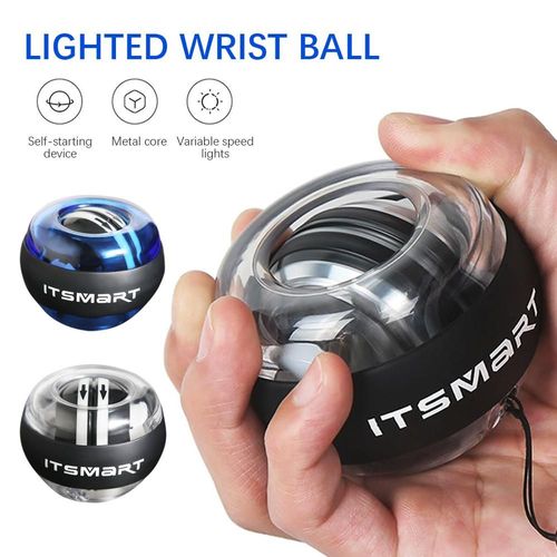 Boule De Poignet Super Gyroscope Powerball Depuis Le Début, Lumières Gyroscope, Force Des Bras, Entraîneur De Muscles, Relaxation, Équipement De Fitness