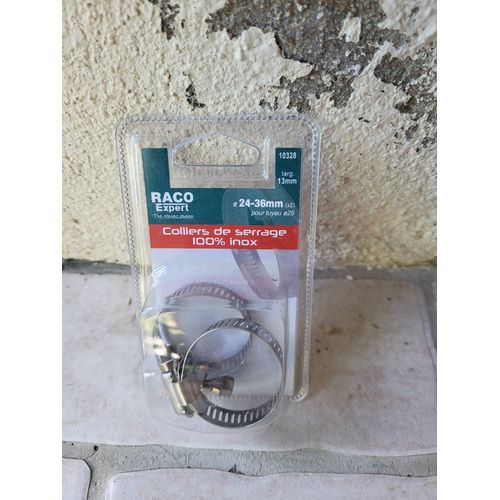 COLLIERS INOX X2 13MM 24-36MM SC (Vendu par 1)
