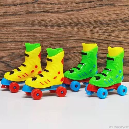 Patins À Roulettes/Patins À Doigts Fins, Jouets Multifonctionnels, Jeux De Pelouse, Cadeau Pour Enfants