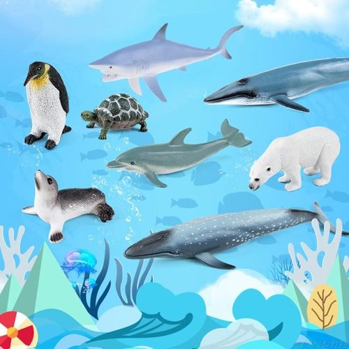 Cadeau D'anniversaire Pour Enfants, Animaux De L'océan Réalistes, Fête D'halloween, Anti-Stress