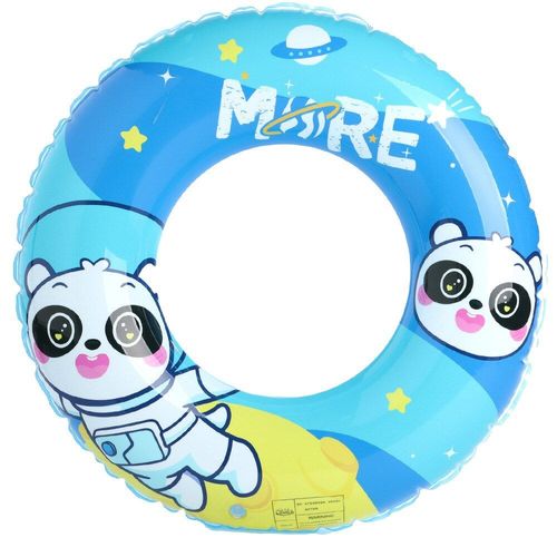 Anneau De Natation Panda Mignon Pour Enfants, Flotteur De Piscine, Cercle Gonflable En Caoutchouc Pour Fête À La Plage, Jouets Gonflables