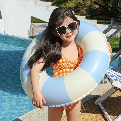 Anneau De Natation Gonflable En Forme De Donut Pour Bébé, Flotteurs De Piscine En Caoutchouc Pour Enfants, Jouets De Fête D'été