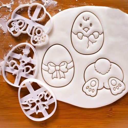 Moule En Plastique Lapin Poussin R1wf, Fournitures De Bricolage, Ensemble De Matrices De Découpe Nécessaires, Ornements De Maison, Outil De Moulage De Noël