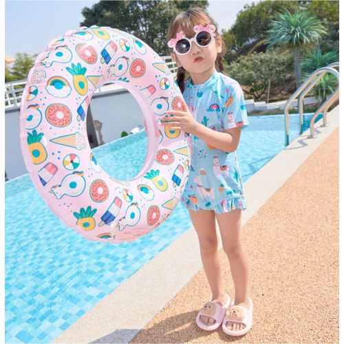 Anneau De Natation Gonflable Pour Enfants, Adultes, Bébé, Flotteur, Anneau De Natation, Fête D'été À La Plage, Crème Glacée, Jouets De Piscine