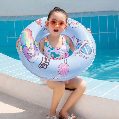 Anneau De Natation Gonflable Pour Enfants, Flotteur De Piscine Pour Bébés, Lapin D'astronaute Mignon, Jouets De Fête