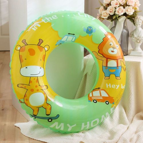 Joli Anneau De Natation Panda Pour Enfants, Flotteur, Cercle Gonflable En Caoutchouc, Pour Fête À La Plage, Jouets De Piscine, Amusant Dans L'eau