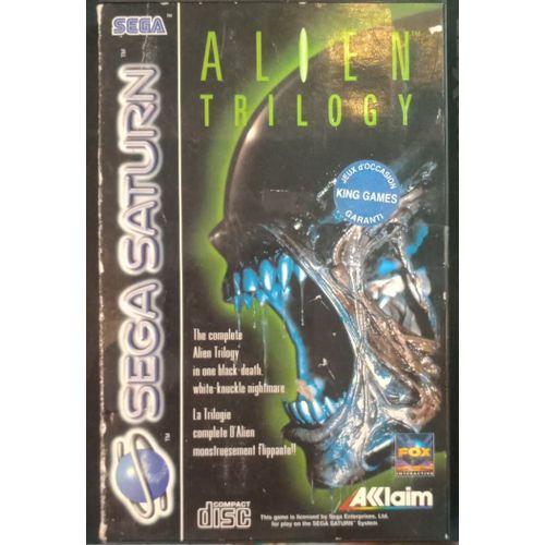 Alien Trilogy - Boite Officielle Vide - Sega Saturn