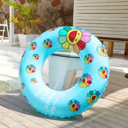 Anneau De Natation Gonflable Tournesol, Pour Enfants Et Adolescents, Flotteur De Piscine, Anneau En Caoutchouc, Jouets De Fête De Plage, Accessoires Photo Pour Femmes