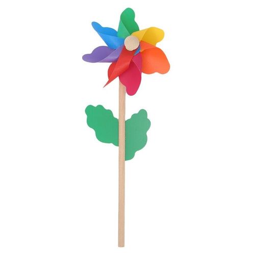 Bois Moulin À Vent Vent Spinner Moulinets Maison Jardin Yard Décoration Enfants Jouets Nouveau