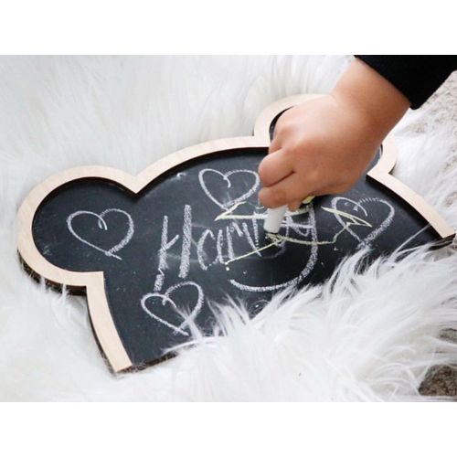 Tableau Noir En Bois Pour Enfants, Jouets, Ours, Peinture, Bureau, Artisanat, Apprentissage Éducatif, Outils De Peinture Pour Filles