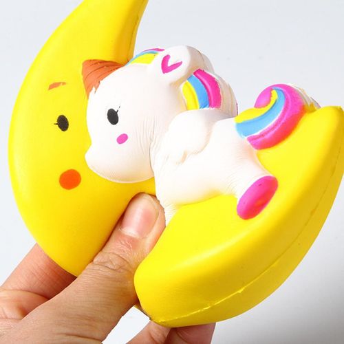 Jouets De Décompression Parfumés De Licorne Et De Lune, Jouet À Pression À Montée Lente, Super Kawai Doux Et Confortable, Meilleur Cadeau De Noël