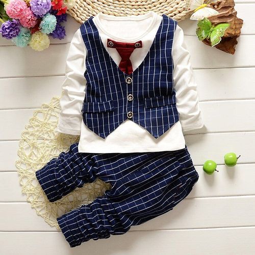 Costume Formel Bébé Garçon | Nouvelle Collection, Manches Longues, Chemise + Pantalon, 2 Pièces, Tenues En Coton Pour Hommes, Tz06