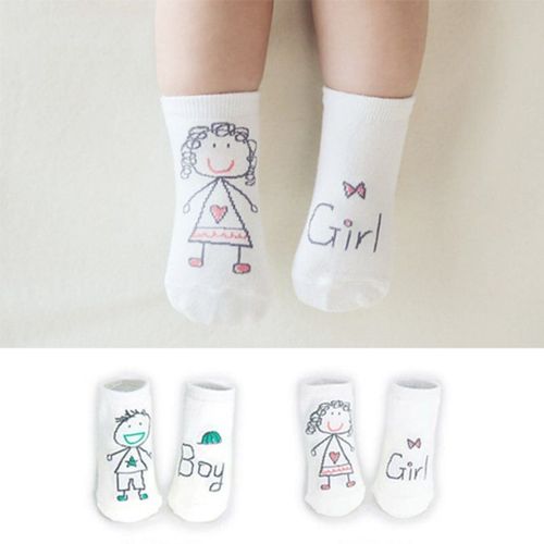 Chaussettes Antidérapantes En Coton Pour Bébés, Bébés, Enfants En Bas Âge, Garçons Et Filles, Imprimés De Dessin Animé, Poignets De Bottes Souples, 0-3 Ans