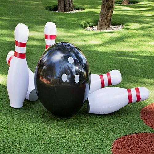 1 Jeu De Bowling Gonflable Géant Pour Enfants Portable Jeu Jouet Balle Pour L'extérieur Enfants Pvc Gonflable Bowling Costume 2022 Nouveau