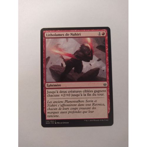 Nahiri's Stoneblades // Litholames De Nahiri (La Guerre Des Planeswalkers)