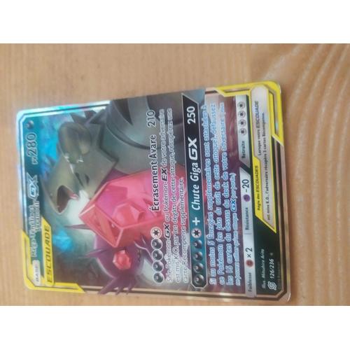 Méga-Ténéfix Et Tyranocif-Gx Pv 280 Escouade 126/236 - Ultra Rare Full Art