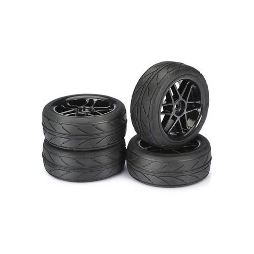 4 Roues Av/Arr Piste Noire 1/10 - 2510003-Absima