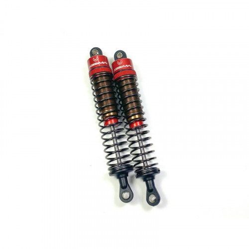 2 Amortisseurs Standard En Aluminium 95mm Pour Voitures Rc 1/10 - Absima 2330044-Absima