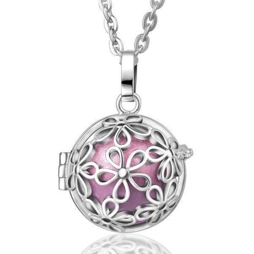 Bola De Grossesse Cage Creuse Marguerite Boule Rose