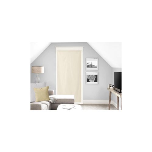 Voilage Lin Pour Porte Fenêtre 90x200 Cm Linen Blanc, Par Soleil D'ocre