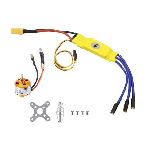 2212 Kv2200 Motor+40a Esc Xt60 Rc Motor Esc Set For Drone Helicopter Upgrade Accessories