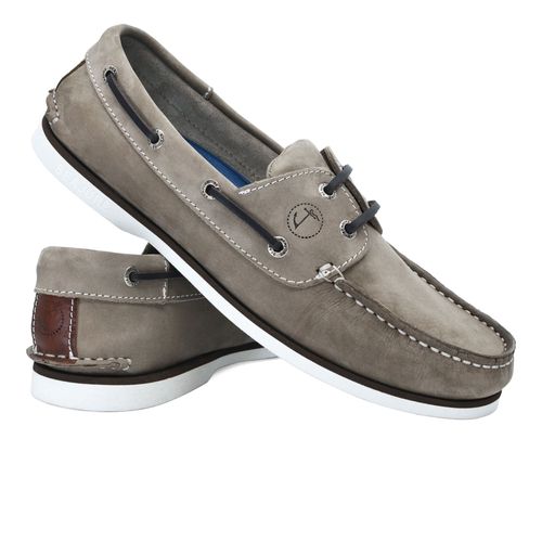 Chaussures Bateau Pour Homme Seajure Uvongo En Cuir Nubuck Taupe
