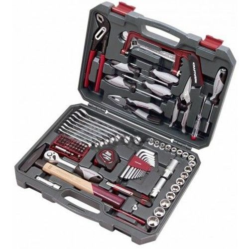 Coffret d'outils Basic Line 3/8 KRAFTWERK - 90 pièces - 204.104.100