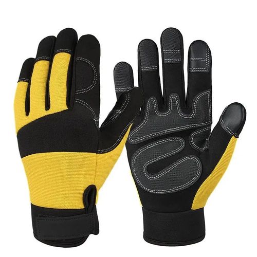 Gants D'escalade À Écran Tactile,Mousquetons Parkour,Poignée De Gréement - Type Yellow-L