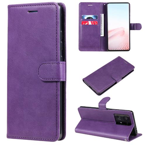 Saturcase Coque Pour Xiaomi Mi Mix 4, Pu Cuir Magnétique Flip Portefeuille Support Porte-Carte Protecteur Housse Étui Avec Dragonne Pour Xiaomi Mi Mix 4 (Violet)