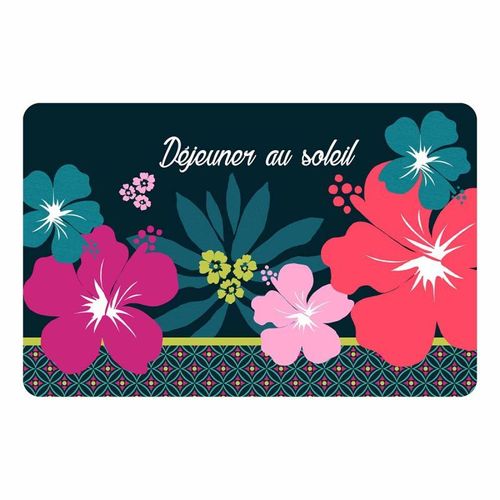 Set De Table Imprimé "Hawai" 44cm Multicolore