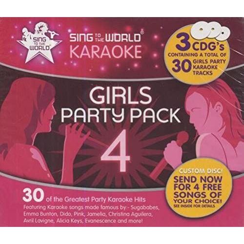 Girls Party Pack 4 - 30 Track - 3 Cd Set - Karaoke [Uk Import]