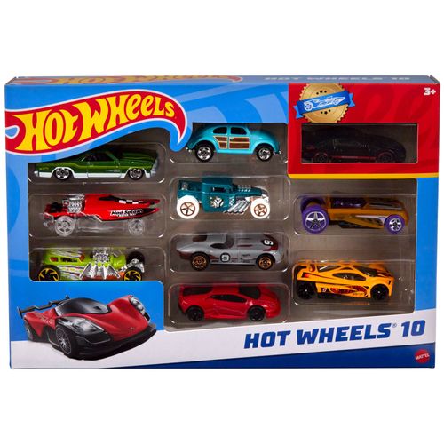 Hot Wheels Coffret De 10 Véhicules