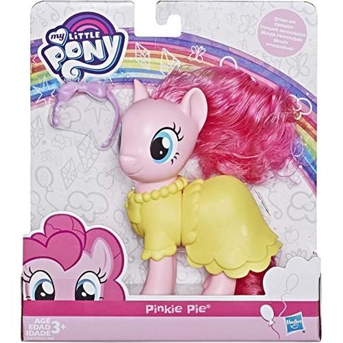 Hasbro My Little Pony Mon Petit Pony Pinkie Pie Crinière Rose Robe Jaune Amovible Bandeau