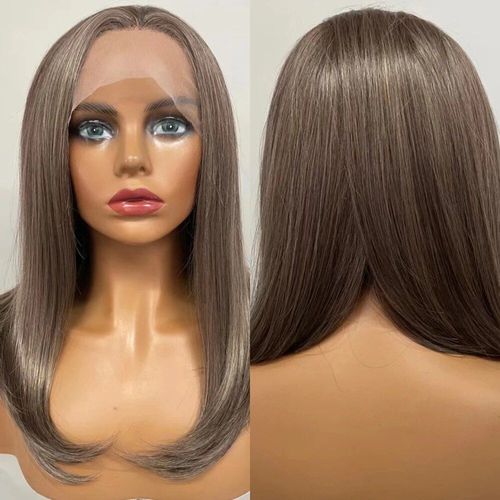 Perruques Synthétiques Courtes Ondulées Pour Femmes,Perruques Avant En Dentelle,Installation Gratuite,Fibre Haute Température,Arc-En-Ciel,Cheveux Naturels À La Mode,03/Cosplay - Type 260-Zy-Dhs