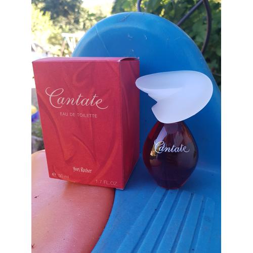 Parfum Edt Cantate Yves Rocher 50 Ml Vintage + Boîte 