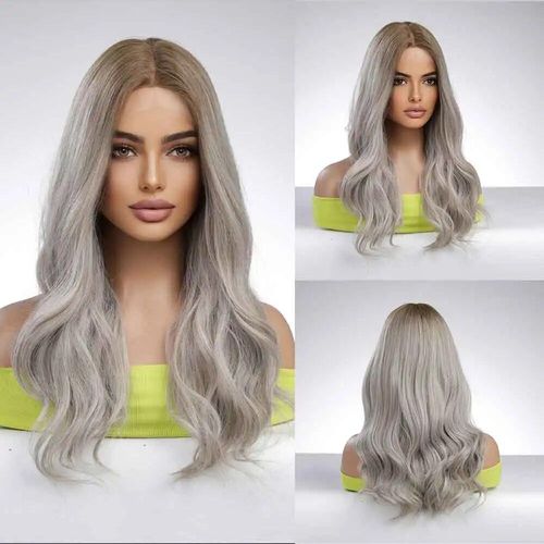 La Sylphide-Perruque Lace Front Synthétique Pour Femme,Perruque Blonde Longue Ondulée,Cosplay Party,Perruques Lace 03/Natural,Cheveux Heat Degré - Type Bl66068-2 