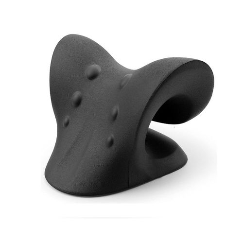 Relaxateur De Cou Et D'épaules, Civière De Cou, Dispositif De Traction Cervicale Le Noir
