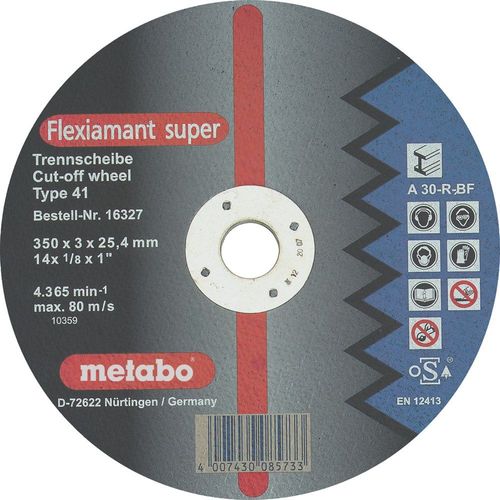 Metabo 616338000 Flexiamant Super Grining Dish - 350 x 3 x 25,4 mm (1er)