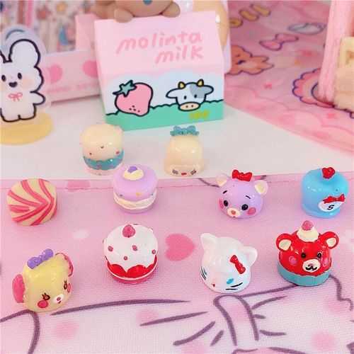 Ours Imitation Chien De Dessin Animé Kawaii, Nourriture Hamburger Gâteau En Résine, Cabochon À Dos Plat, Mini Approvisionnement Alimentaire, Maison De Poupée, Jouet, Décoration, 1 Pièce
