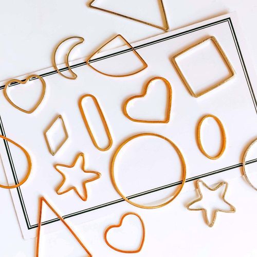 Boucles D'oreilles En Plaqué Or Blanc K, Accessoires Minimalistes, Fournitures Géométriques Pour La Recherche De Bijoux, Matériel Fait À La Main, 20 Pièces