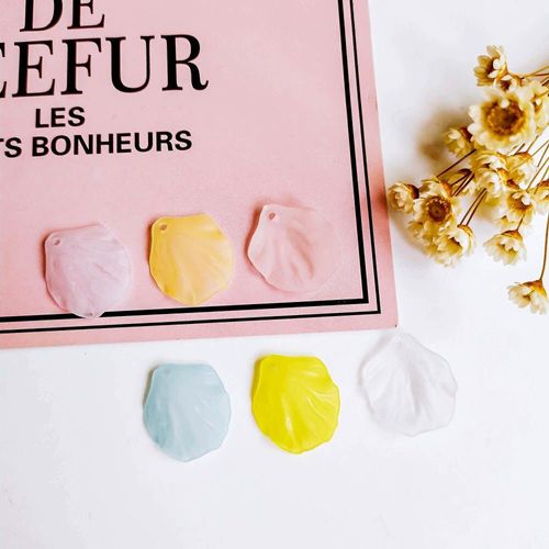Boucles D'oreilles En Résine Plastique, 40 Pièces, Forme De Goutte D'eau, Style Simple Pour Femmes, Accessoires De Bijoux Faits À La Main