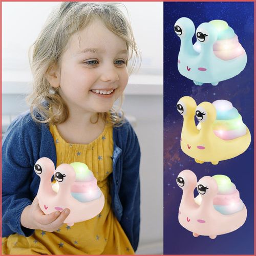 Jouets De Dessin Animé Pour Enfants, Lumière Flash D'escargot À Inertie, Voiture À Tirer, Jouets Éducatifs Pour Enfants, Cadeaux Amusants