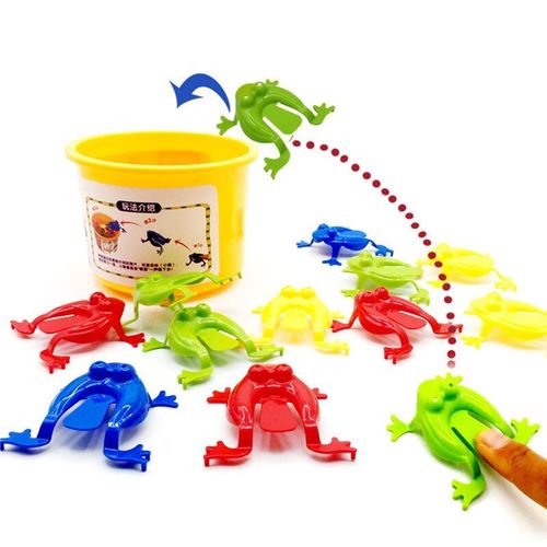 Jouets Pour Enfants, 12 Pièces/Baril, Grenouille Sautante, Rebond, Fidget, Nouveauté, Assortis, Anti-Stress, Cadeau D'anniversaire, Fête