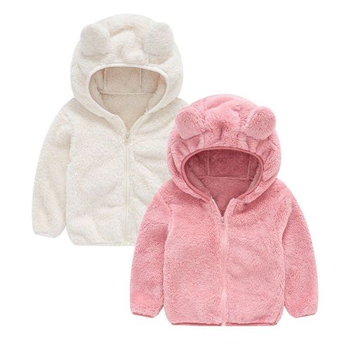 Pull De Couleur Pure Pour Bébé, Manteau À Capuche, Joli Dessin Animé, Pour Garçon Et Fille, Nouvelle Collection Automne Hiver 2020, 1 Pièce