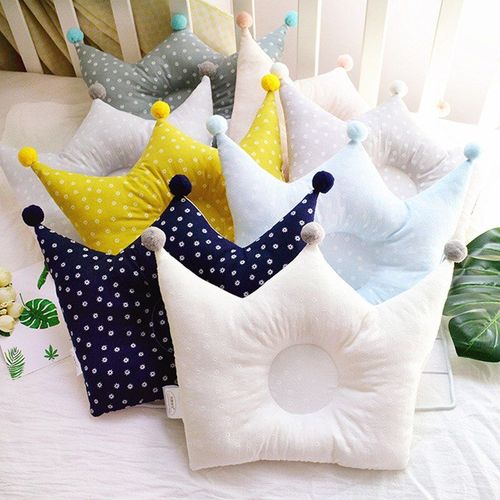 Oreiller Multifonction En Forme De Couronne Pour Bébé, 1 Pièce, Anti-Déflexion, Oreiller Façonnant Le Bébé, Appui-Tête, Aide, Oreillers De Literie Pour Nourrissons