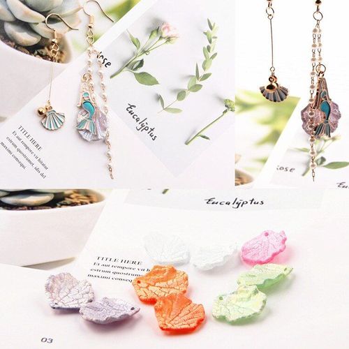 Pendentifs En Plastique Pour Boucles D'oreilles, 20 Pièces, Matériau Fait À La Main Pour Collier, Boucle D'oreille, Bijoux